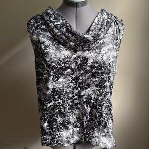 Banana Republic Cowl Neck Sleeveless Blouse